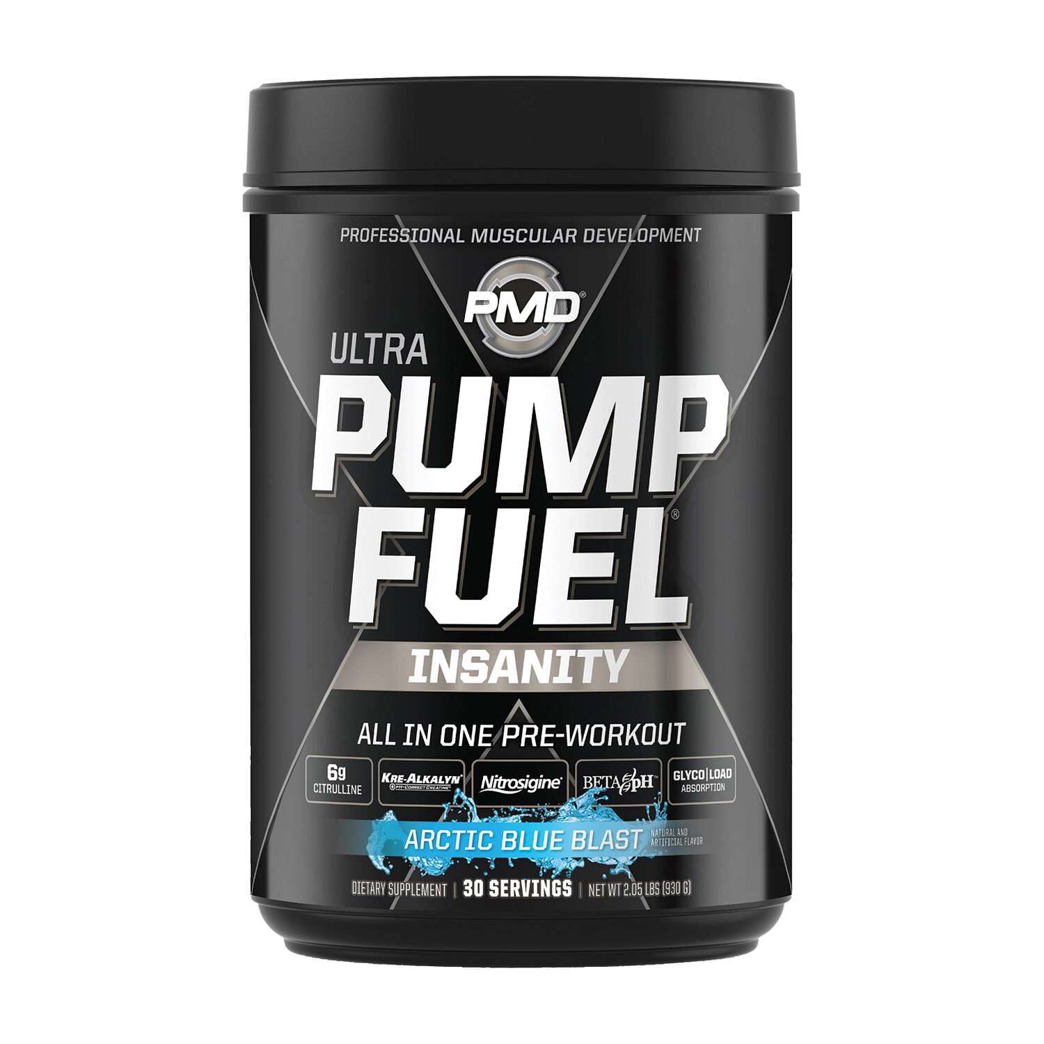 Ultra Pump Fuel&reg; Insanity - Arctic Blue Blast&nbsp;(30 Servings)